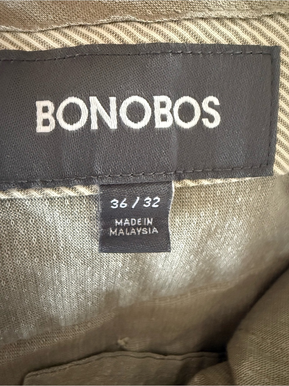 Bonobos Men’s Linen‎ Blend Chino Pants 36x32 Athletic Fit Lightweight Summer - Picture 3 of 12